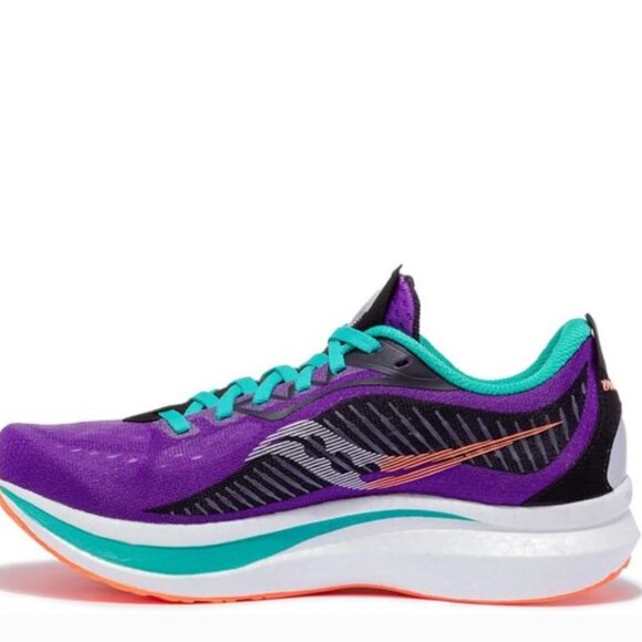 SAUCONY WOMEN'S ENDORPHIN SPEED 2 RUNNING SHOE, CONCORD/JADE, 5 - NIB - NWT - Picture 5 of 14